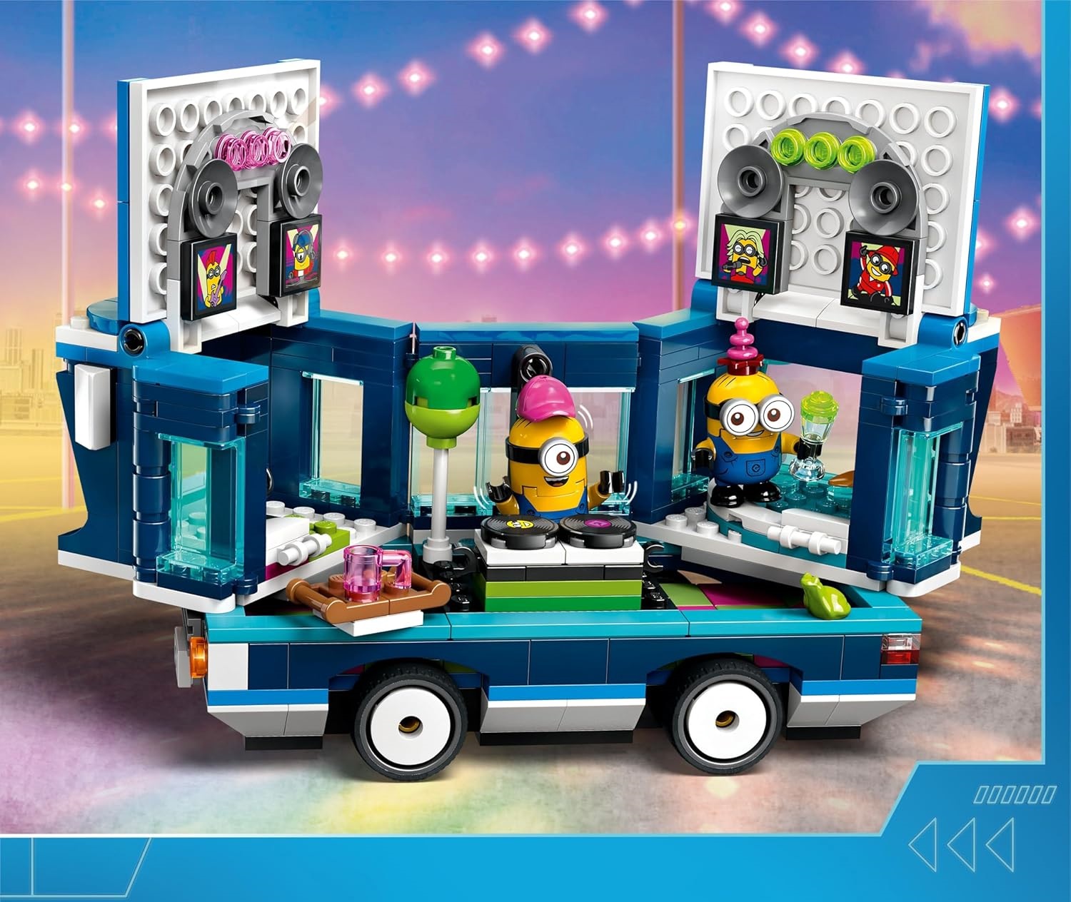 Конструктор LEGO Minions Музыкальный автобус миньонов блочный - фото 3