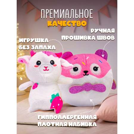 Игрушка мягкая Funky Toys кенга козленок и розовый мишка FT5915-7-МП