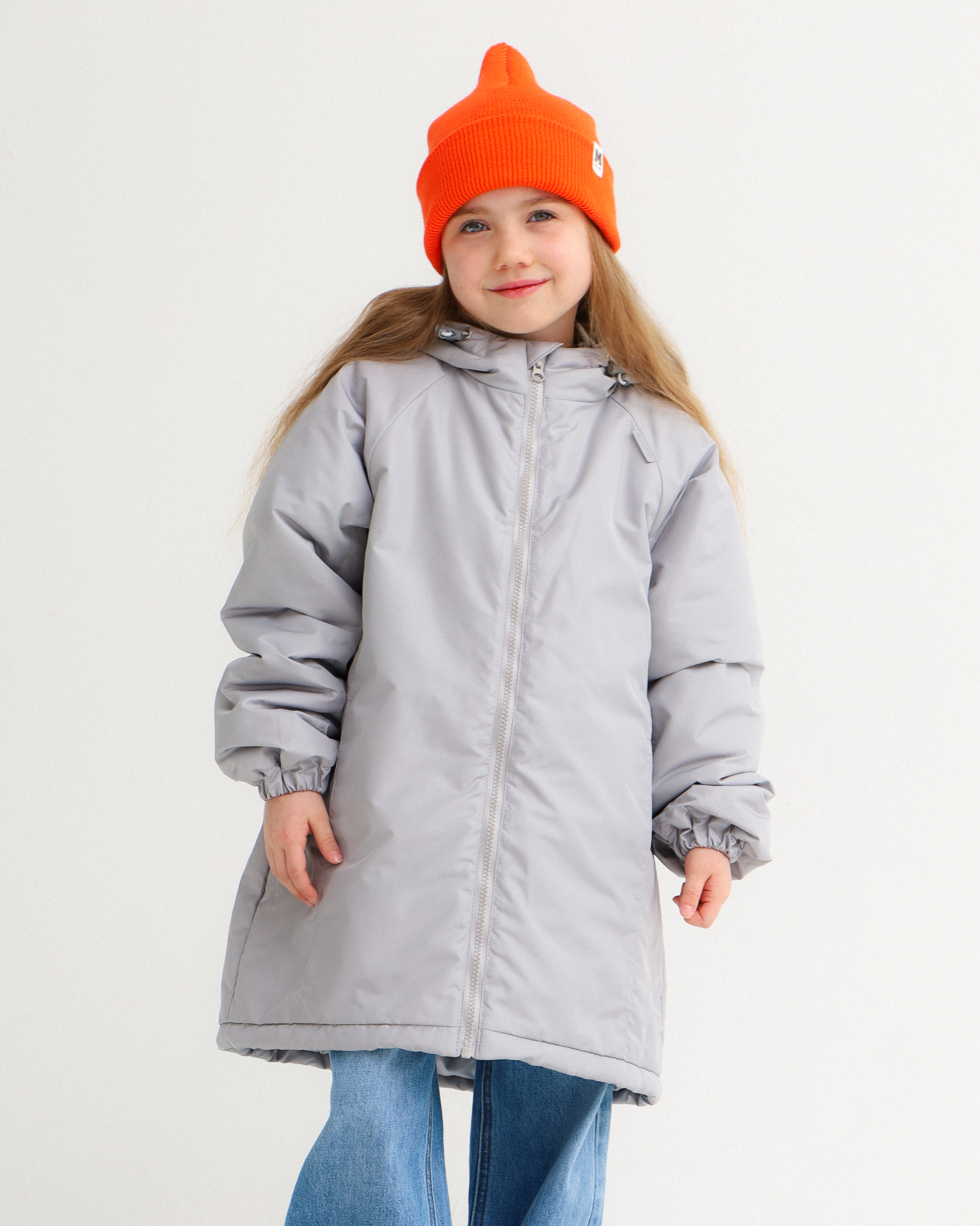 Куртка MINIDINO G-VO-Krt-113/0Куртка демисезонная К2 серая детская - фото 1