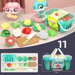 Игровой набор SHARKTOYS продукты, тележки и корзинки, прилавок, касса