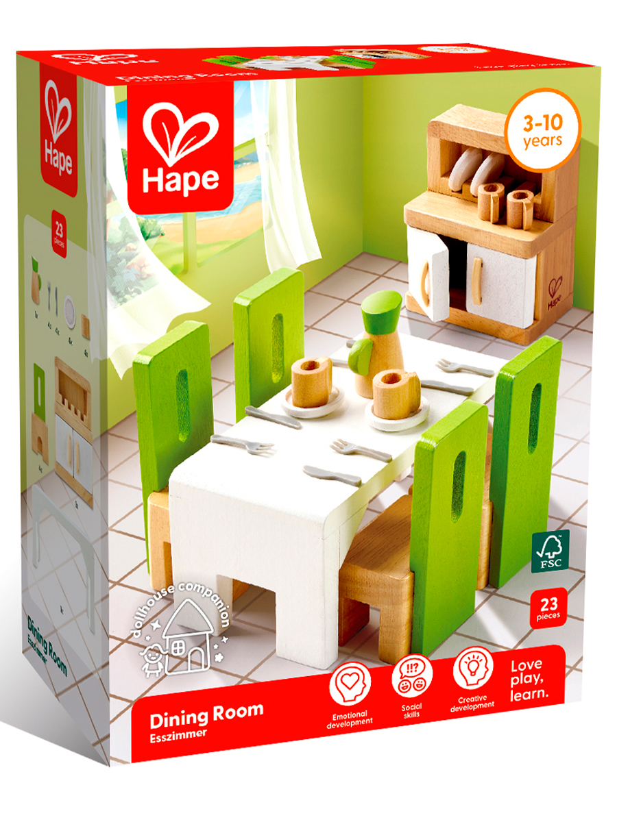 Домик для кукол Hape с мебелью E3454_HP - фото 9