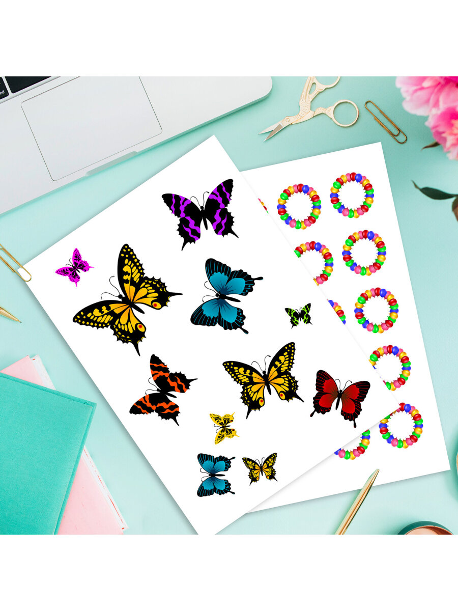 Фотобумага Brauberg глянцевая для печати фото самоклеящаяся 20 листов А4 - фото 10