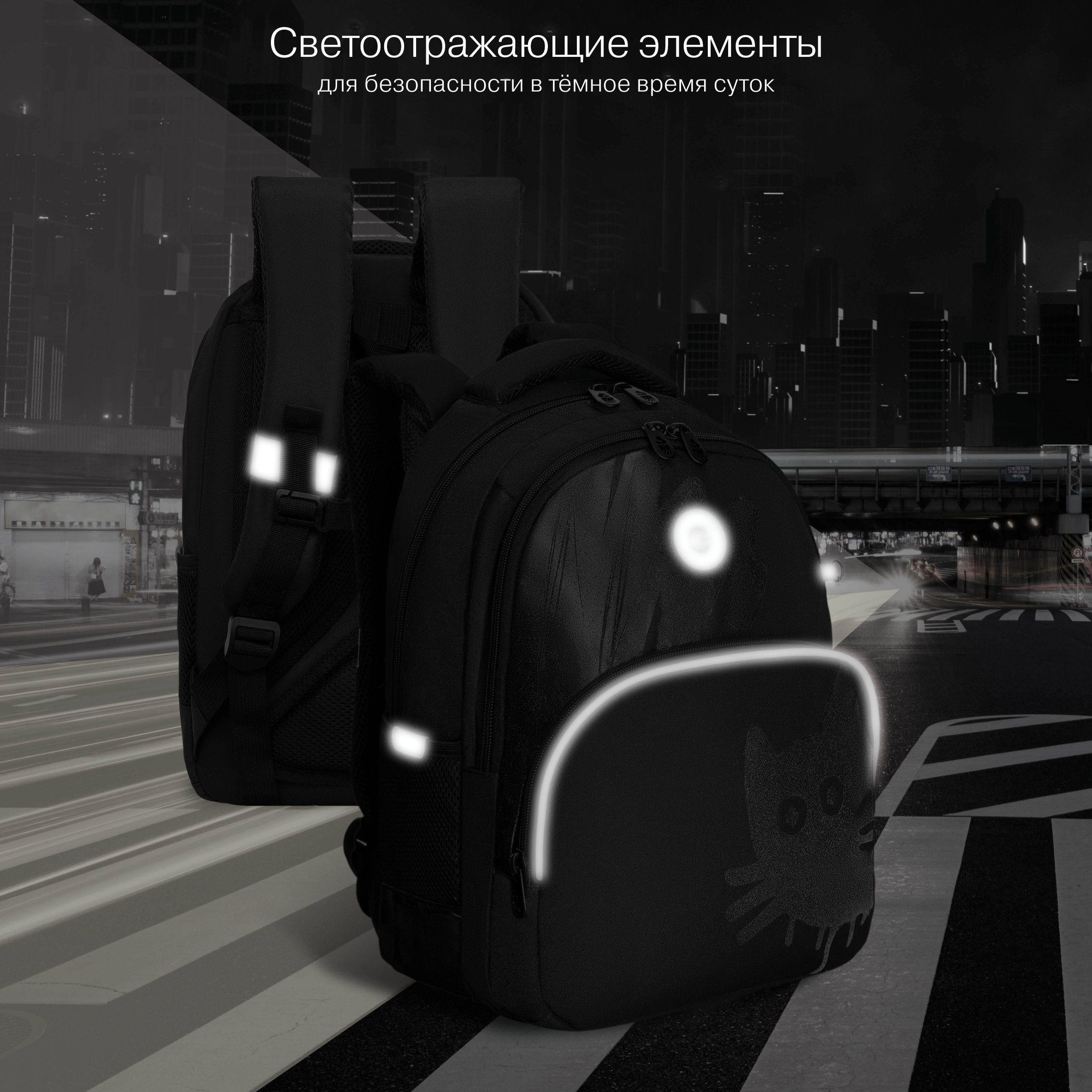 Рюкзак Grizzly Серебро - фото 9