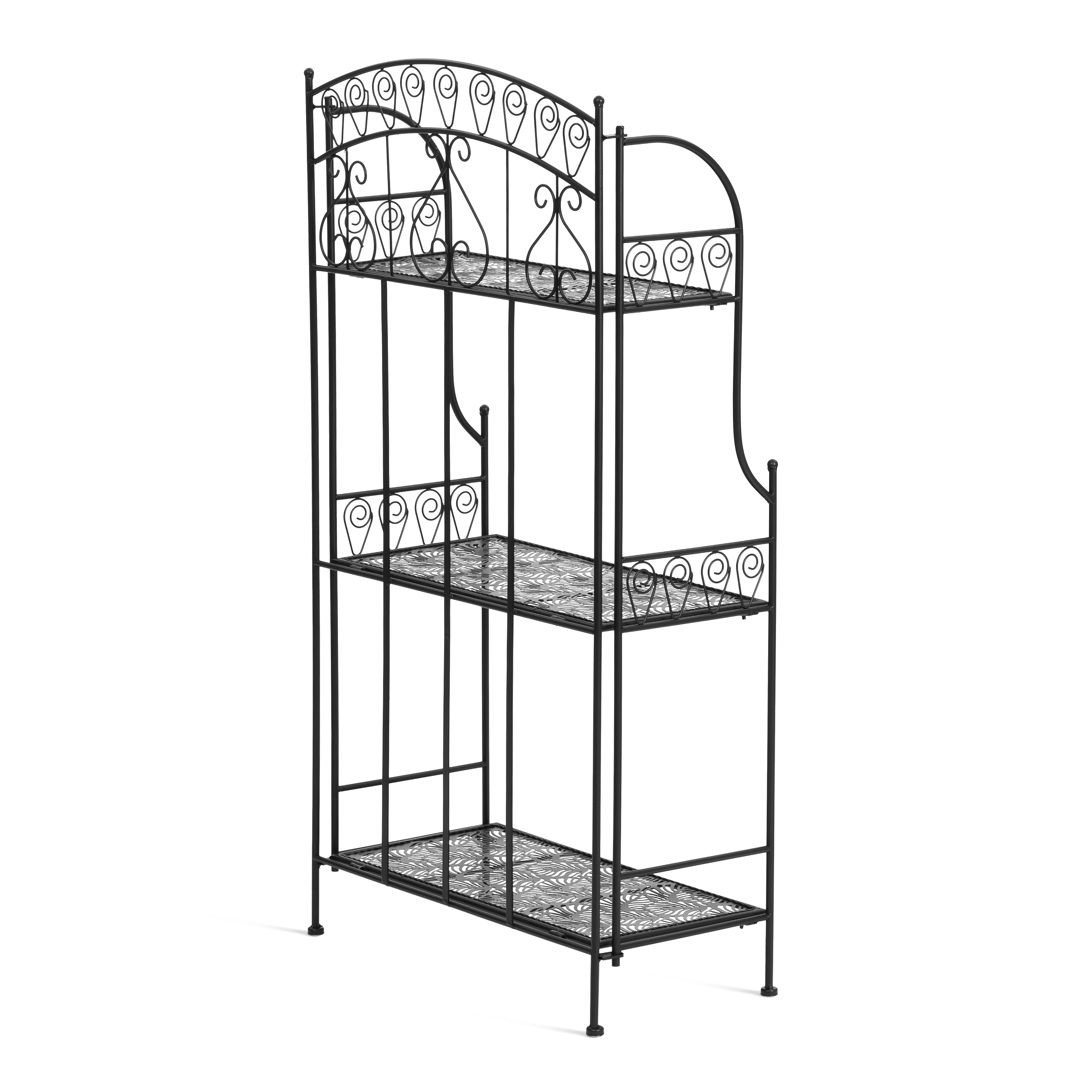 Этажерка TETCHAIR Шарлотта металл черный 62х32х117 см - фото 5