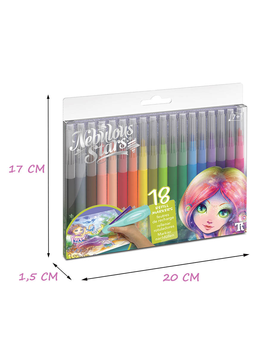 Фломастеры Nebulous Stars 18 шт. - фото 3