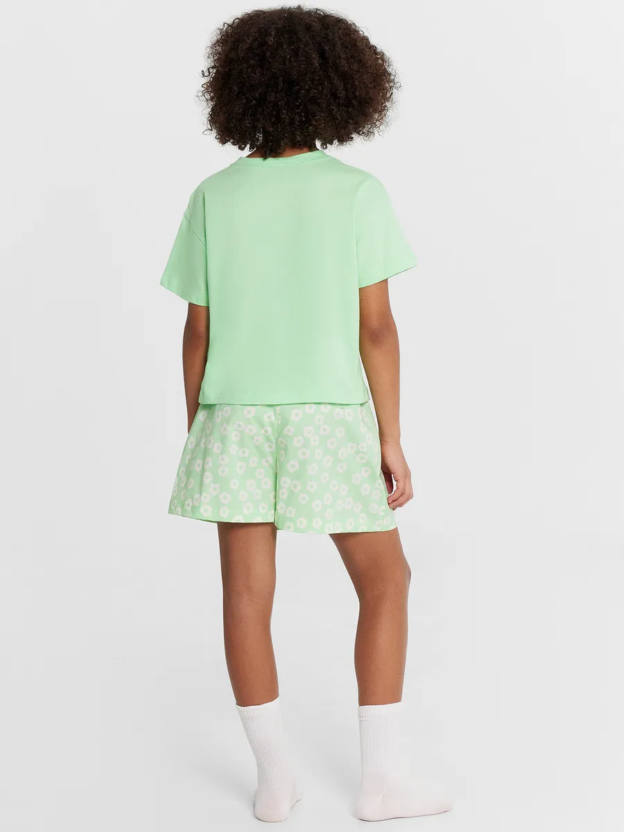 Комплект Mark Formelle (Марк Формэль) 567748/яблочный +цветы на яблочном - фото 7