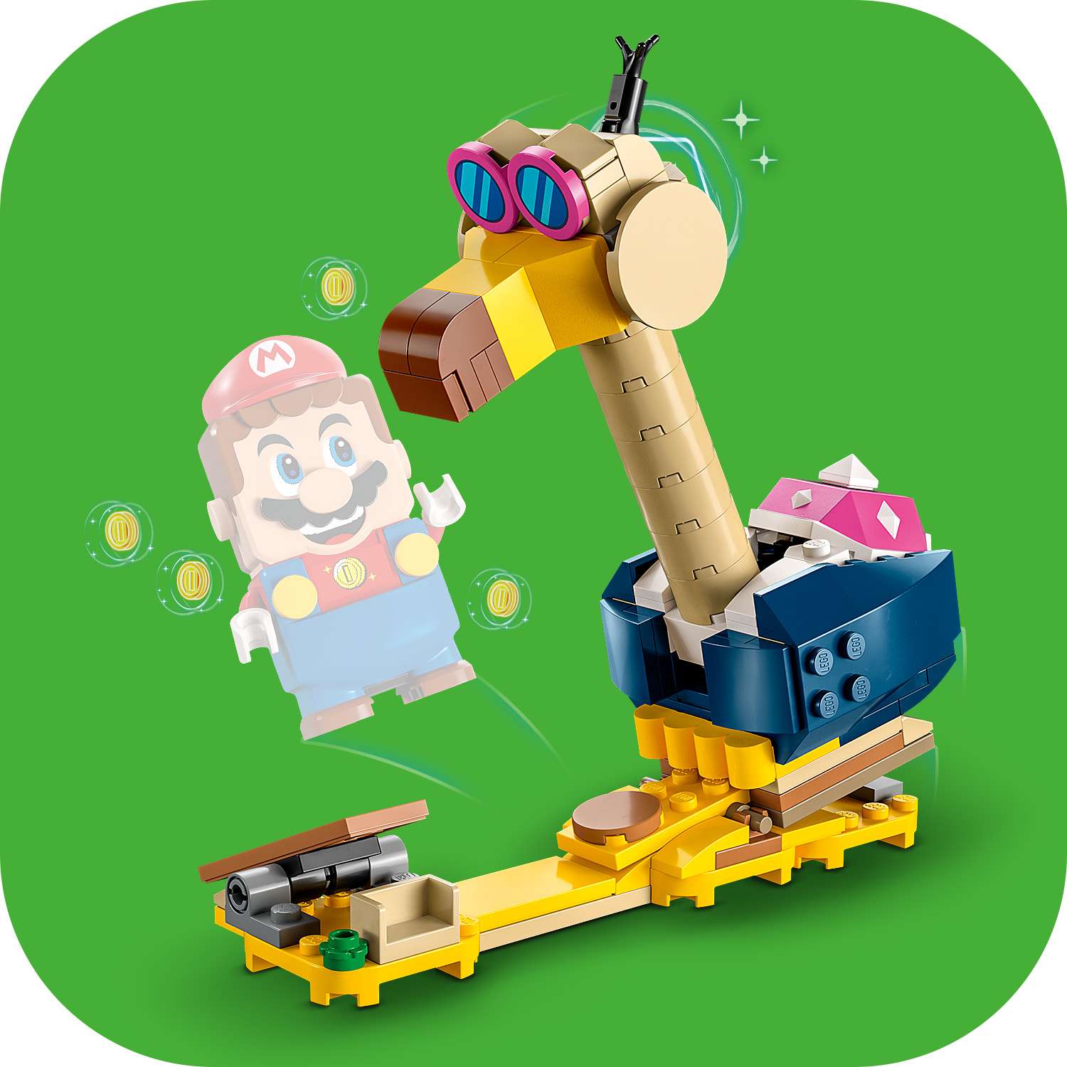 Конструктор LEGO Super Mario Conkdors Noggin Bopper 130 дет. - фото 9