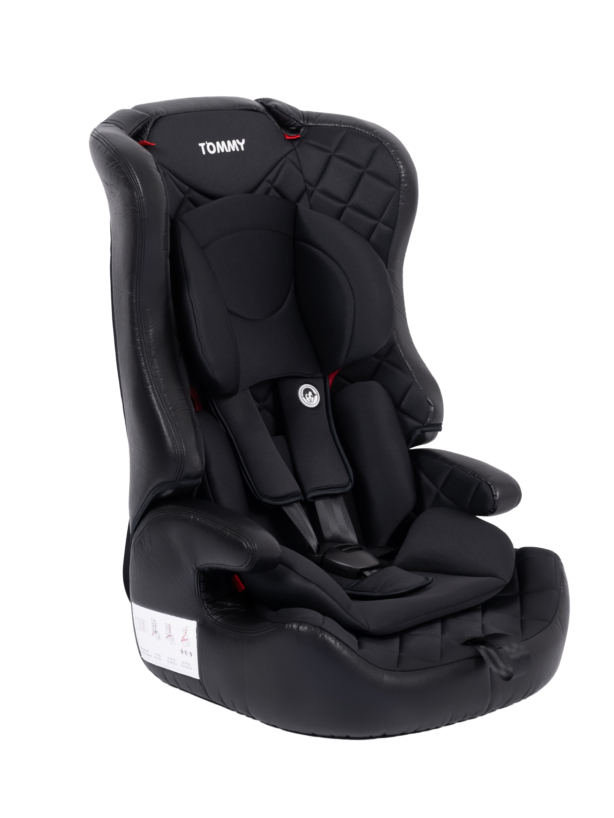 Автокресло TOMMY 1/2/3 (9-36 кг) черный - фото 10