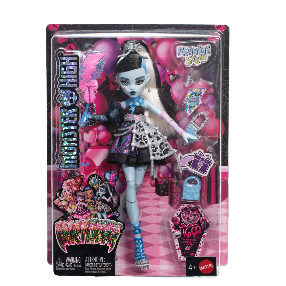 Кукла модельная Monster High Scary Sweet Birthday Frankie JBG75 JBG75 - фото 1