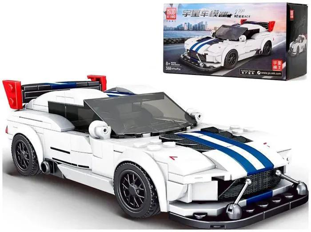Конструктор Mould King Спорткар Dodge Viper Roadster блочный - фото 8