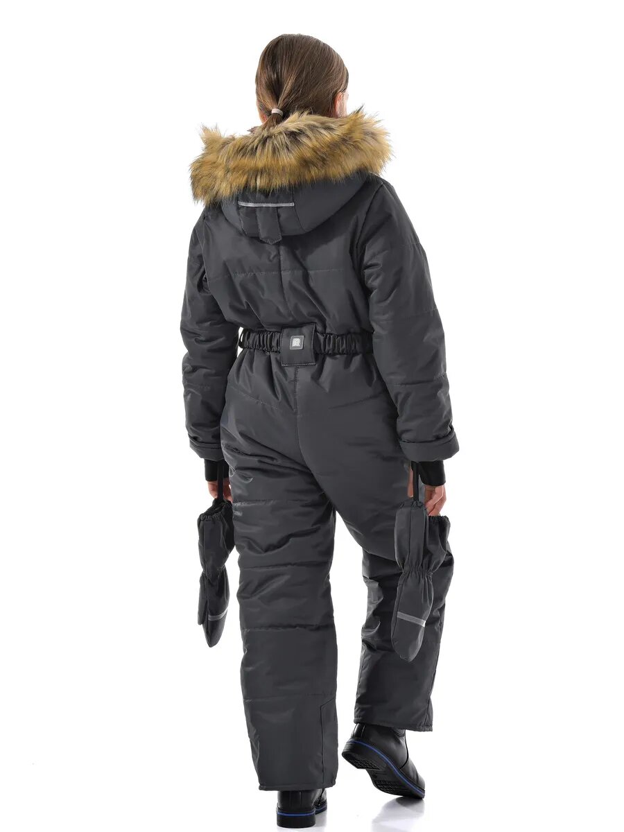 Комбинезон Rusland мз-комбинезон-31-22-глория-т.серый - фото 5