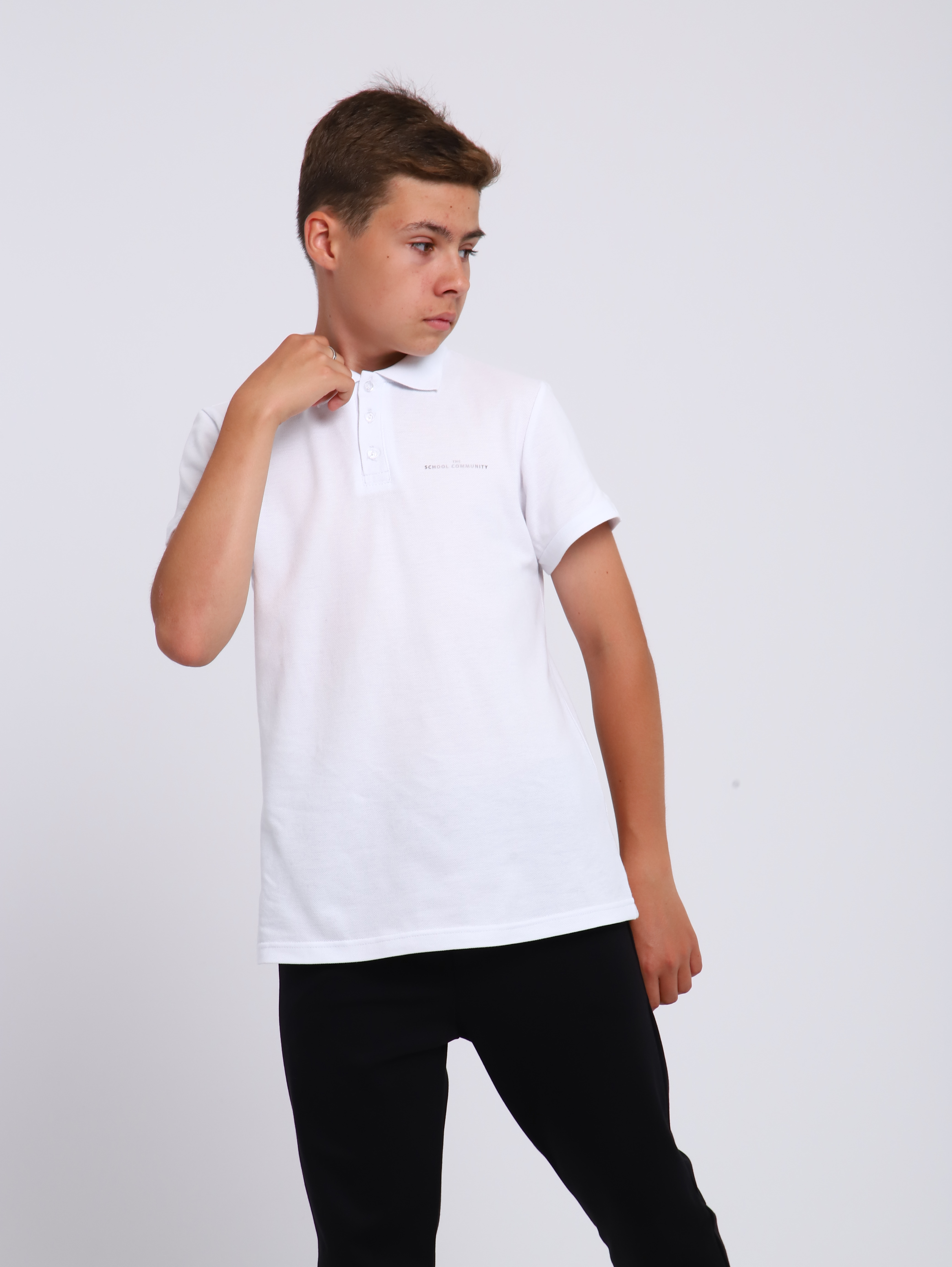 Поло ЛАДОШКИ Рубашка Михаил белый - фото 9