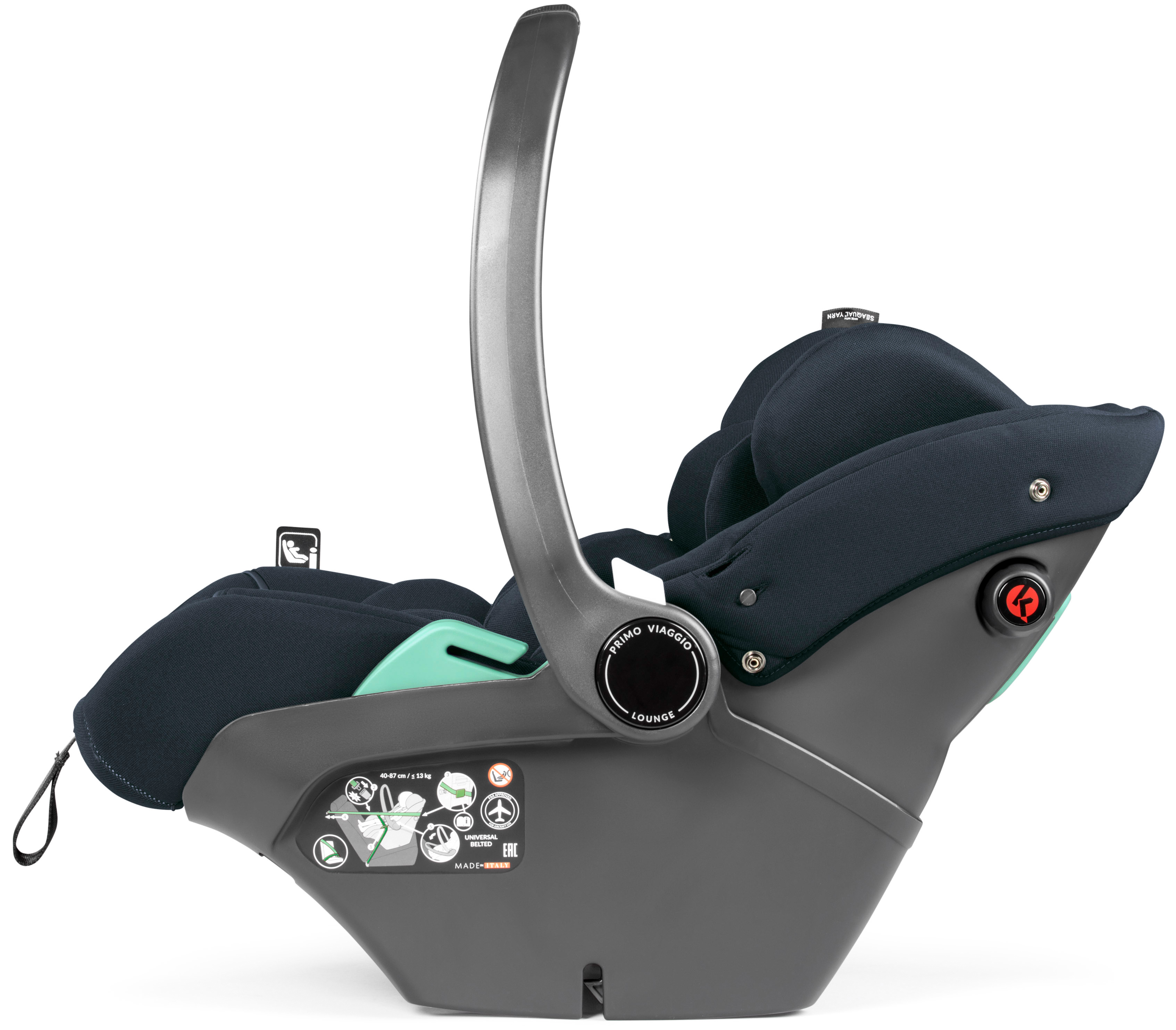 Автокресло Peg-Perego Lounge 0 (0 -13 кг) синий - фото 2