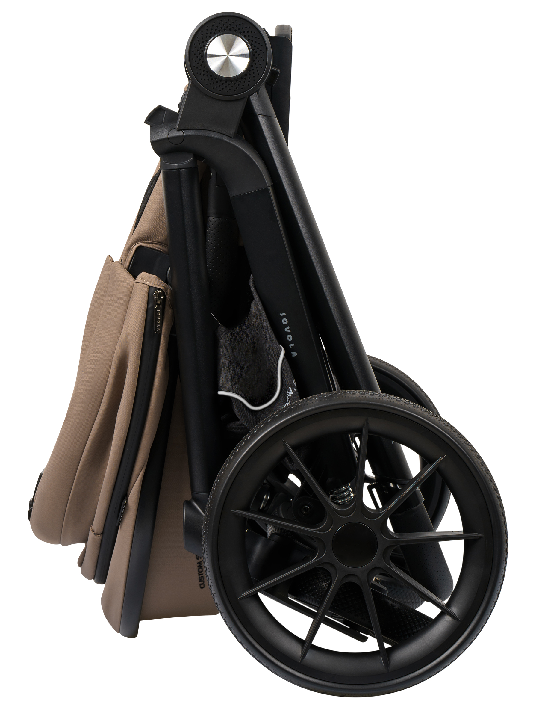 Коляска прогулочная JOVOLA Enigma всесезонная коричневый - фото 28
