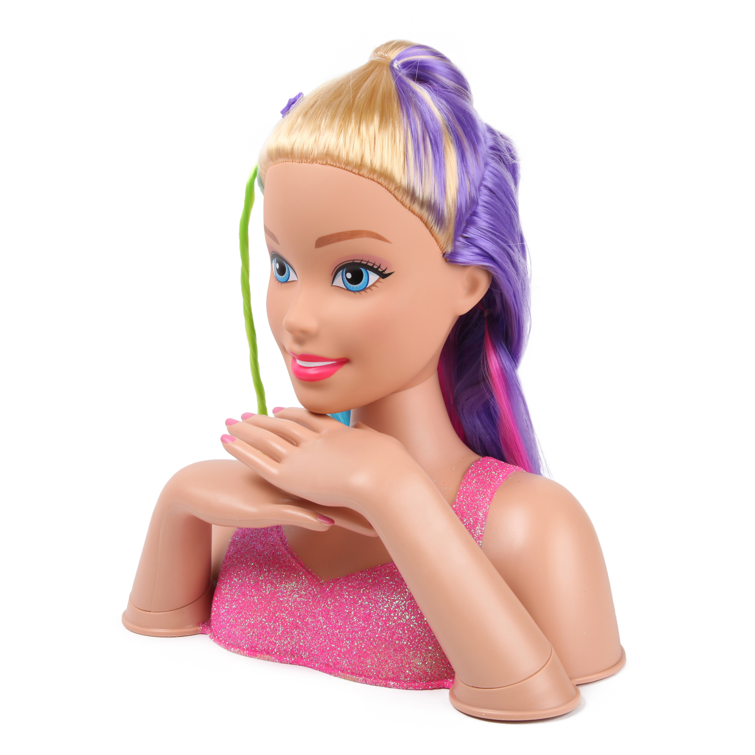 Игрушка Barbie торс для причесок Делюкс - фото 3