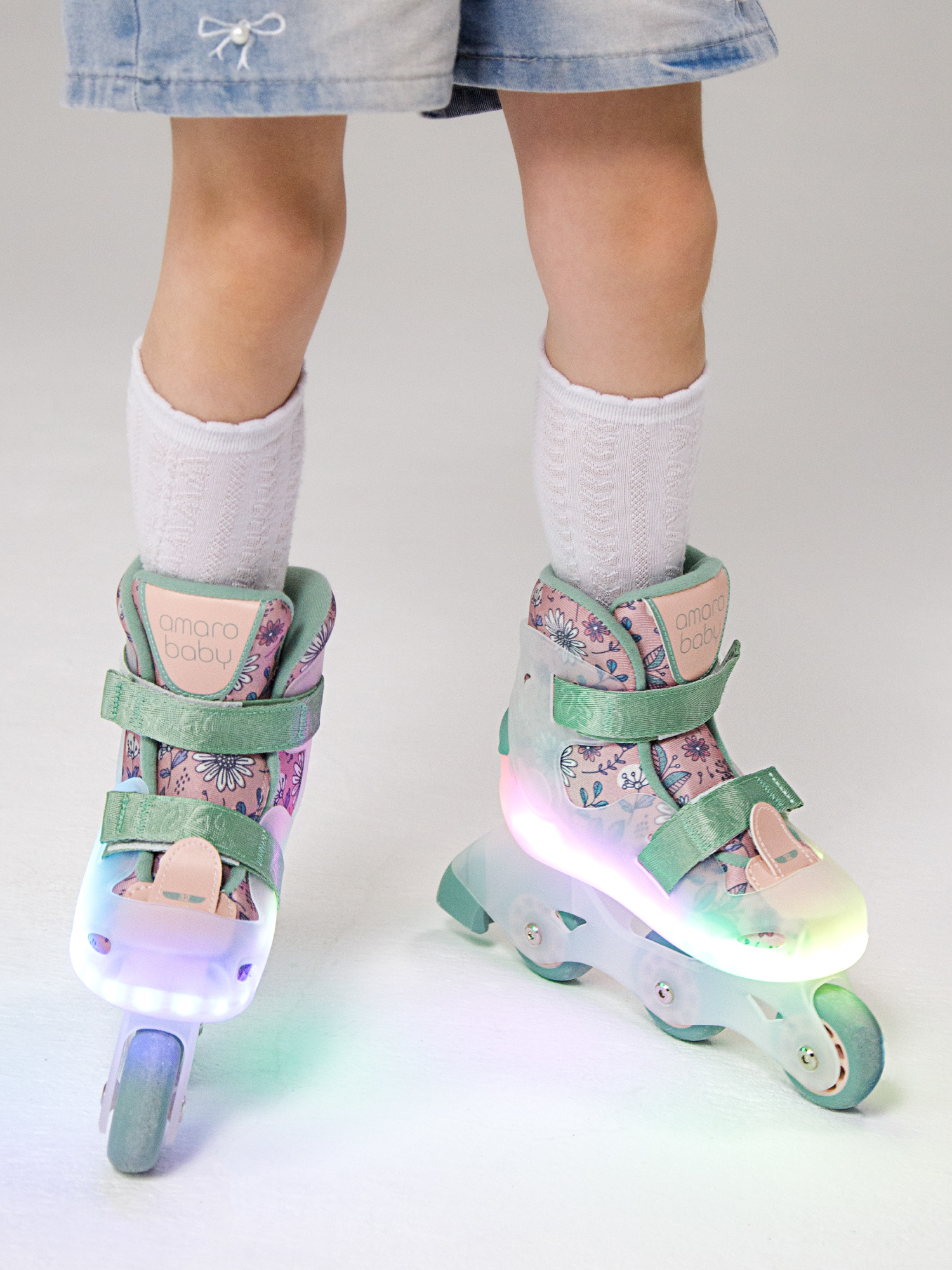 Роликовые коньки Amarobaby L 33 - фото 14