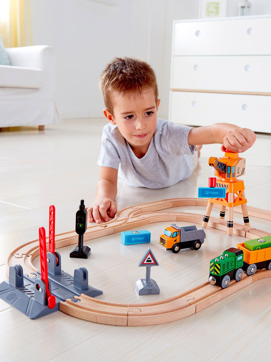 Набор железнодорожный Hape E3732_HP - фото 3