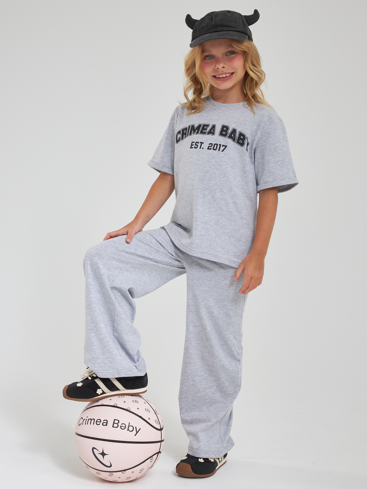 Футболка и брюки Crimea Baby Pants/grey - фото 9