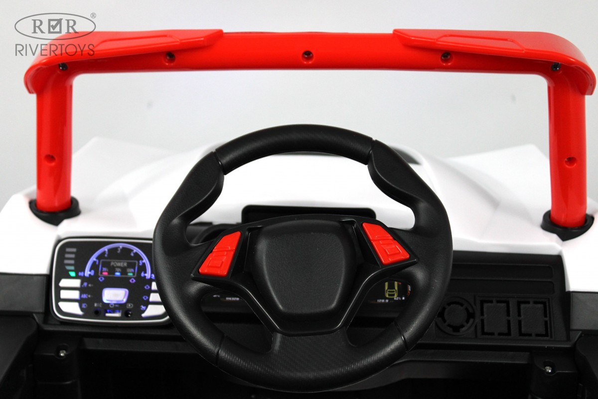 Электромобиль RIVERTOYS F888FF-4WD-RED С пультом ДУ - фото 13