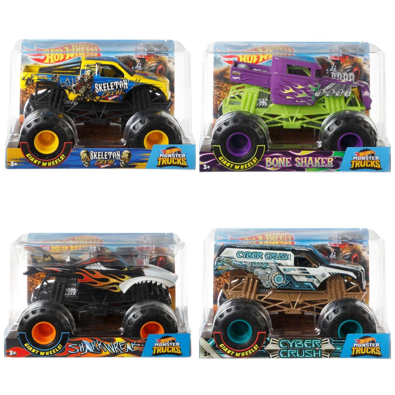 Автомобиль Hot Wheels Monster Trucks в ассортименте FYJ83 - фото 2