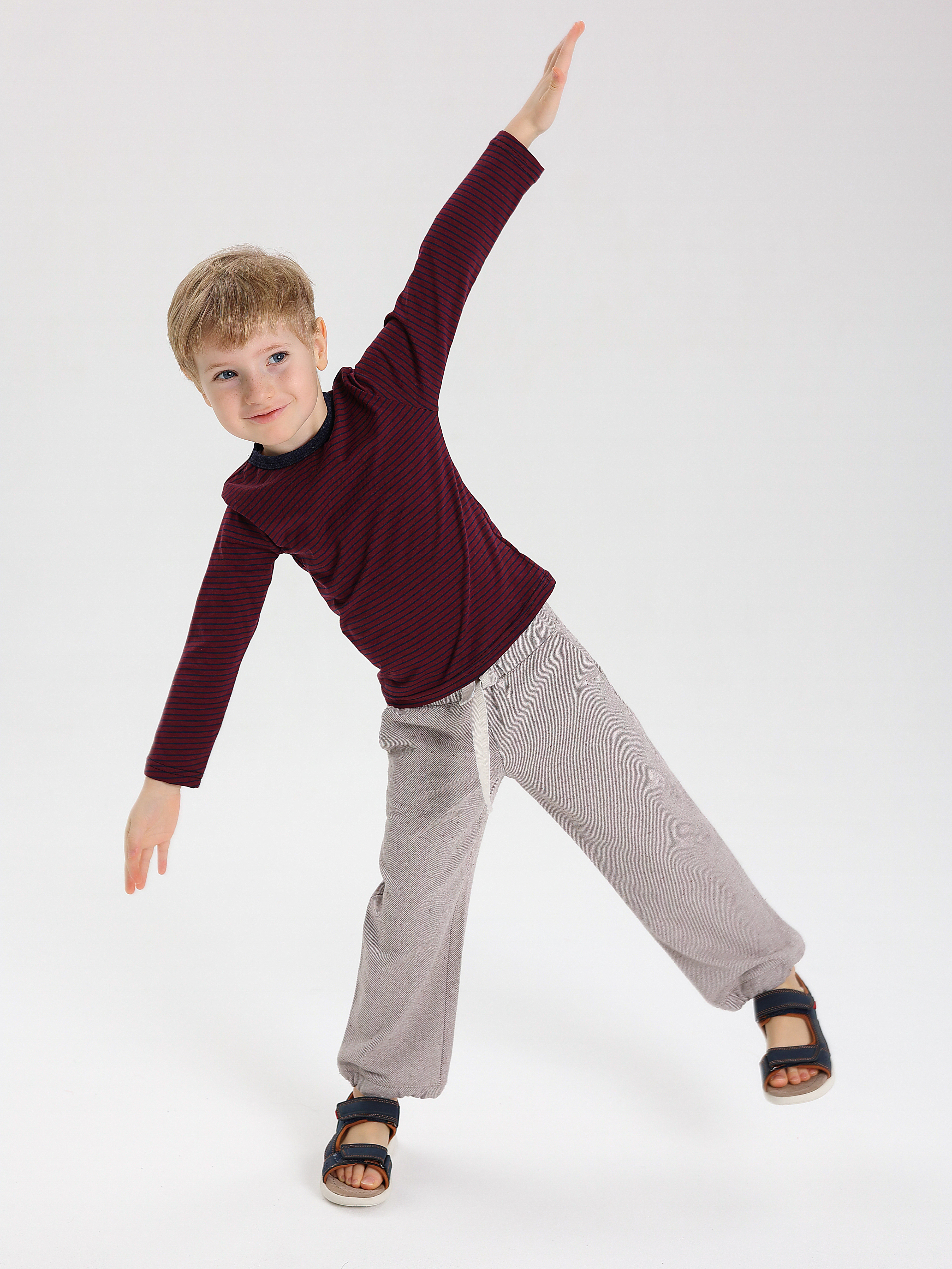 Лонгслив RobyKris 40-08-17/белбордо - фото 6