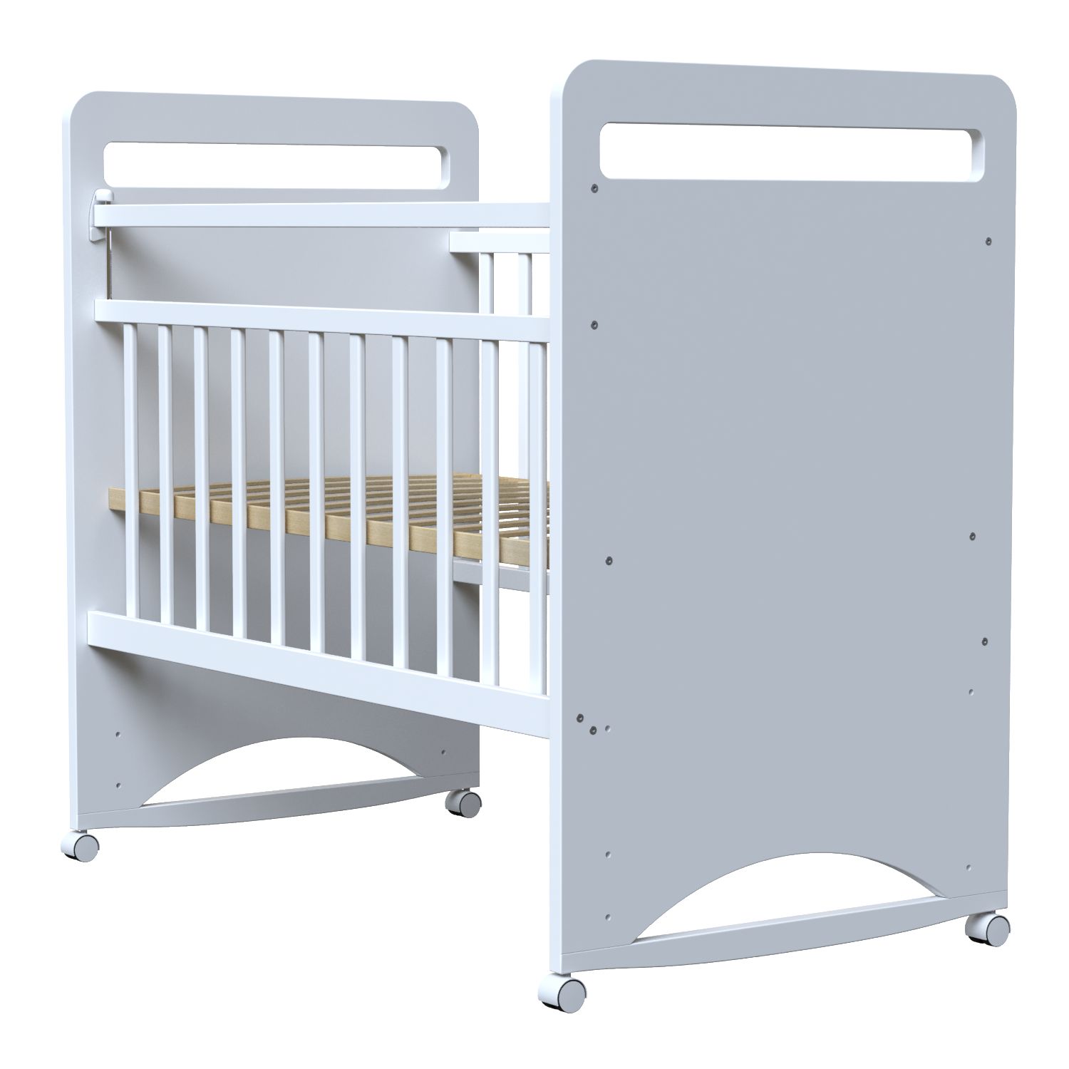 Детская кроватка ВДК, (белый) - фото 2