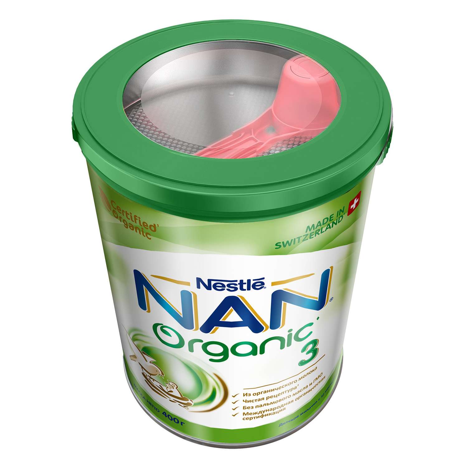 Смесь NAN 3 Organic 400 г с 12 месяцев - фото 2