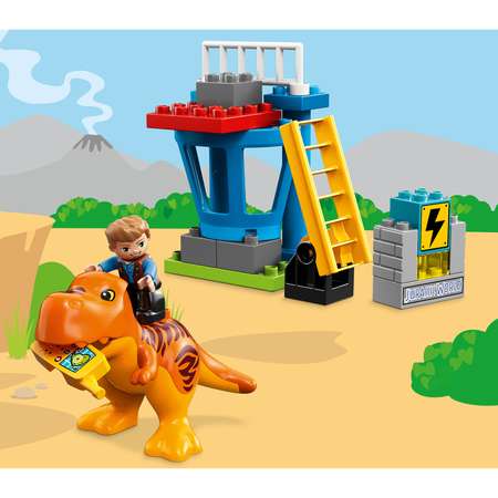 Конструктор LEGO DUPLO Башня Ти-Рекса блочный