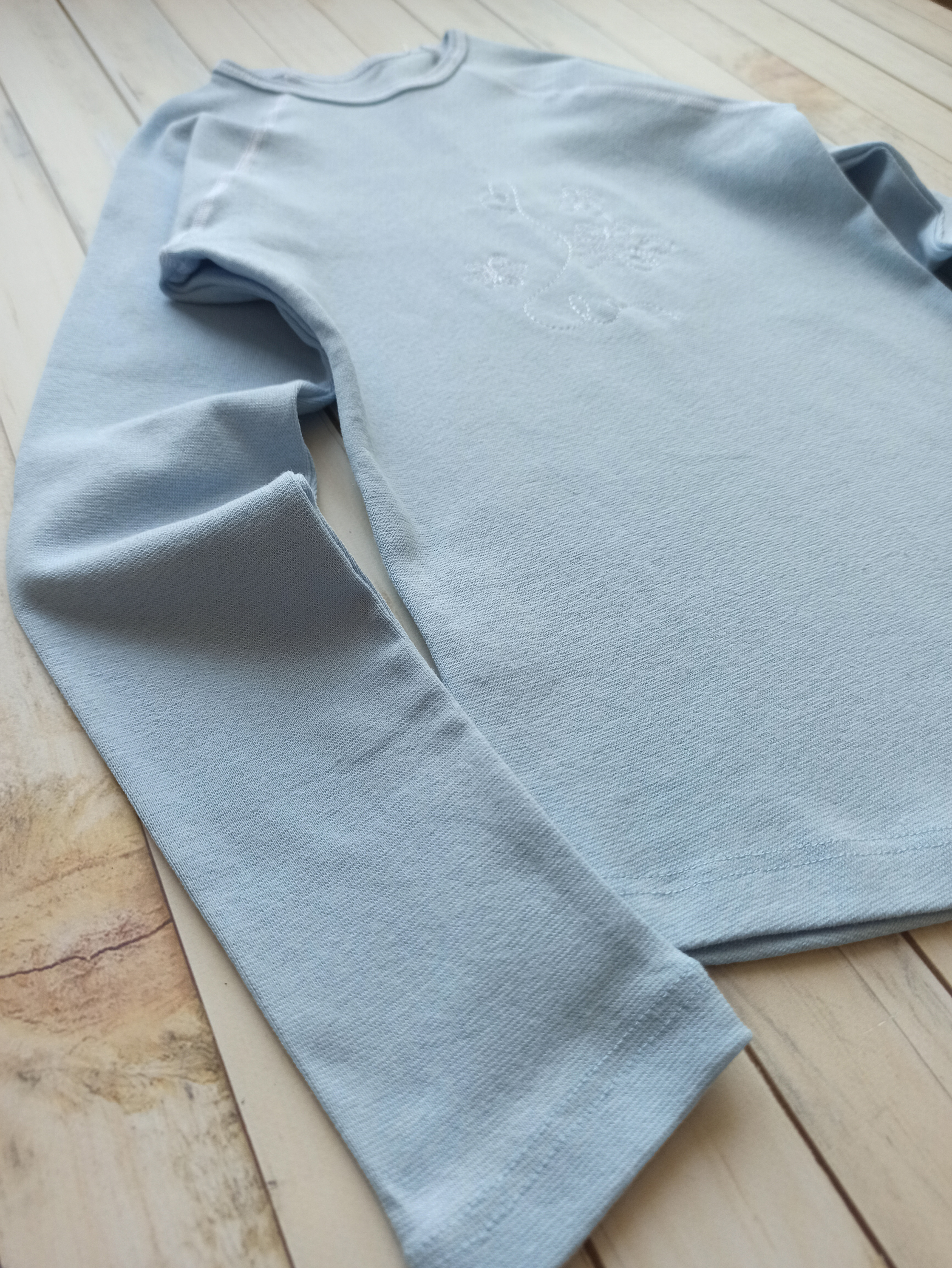 Лонгслив RobyKris 19-10-23/голуб - фото 4