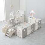 Большой детский игровой манеж UNIX Kids SUPREME Space 200x200 Grey