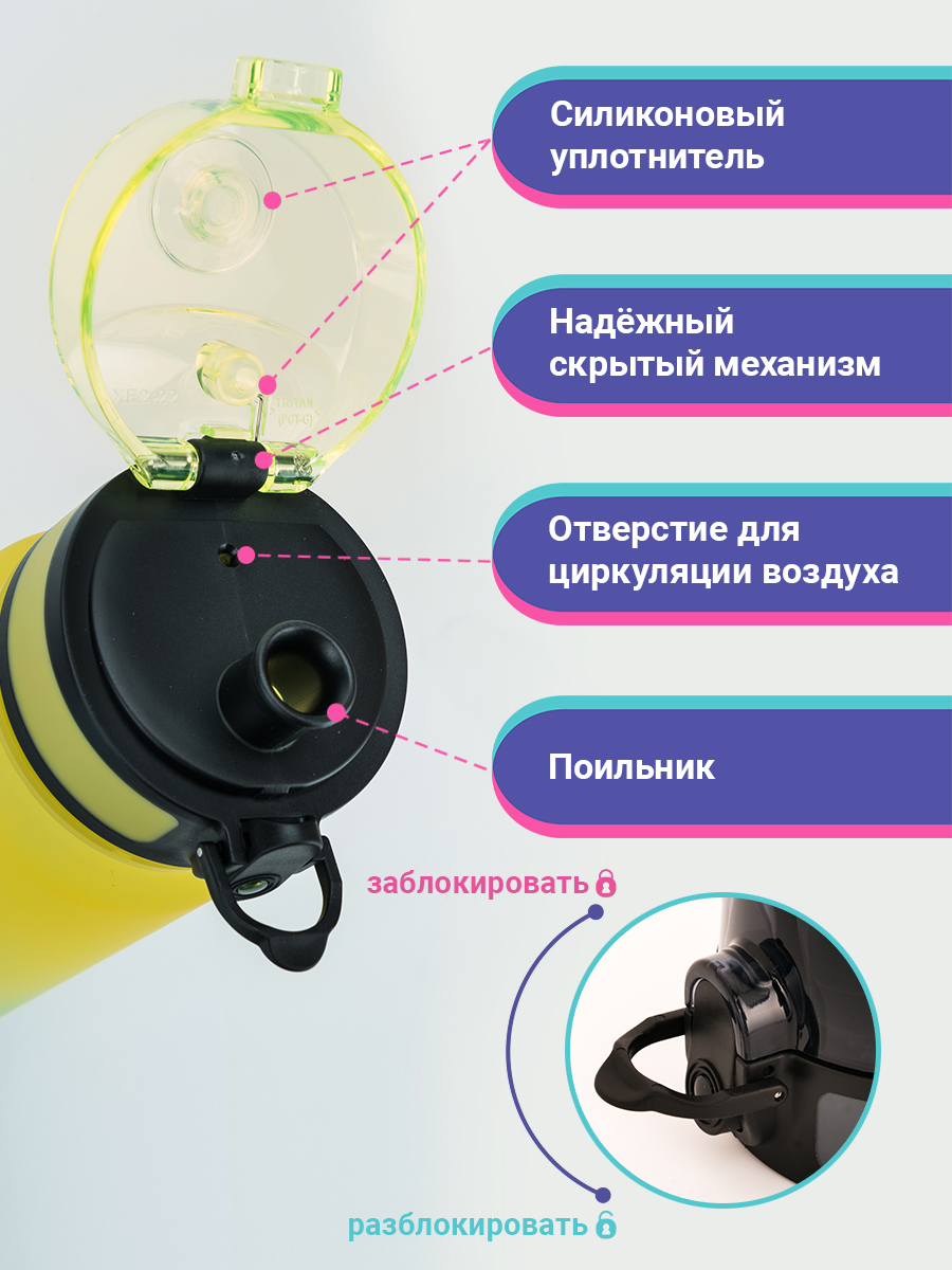Бутылка UZSPACE 1000 мл - фото 5
