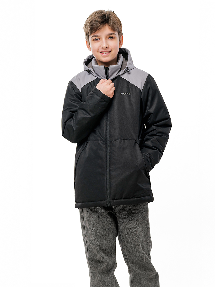 Куртка RODOS М-245/черный_серый - фото 1