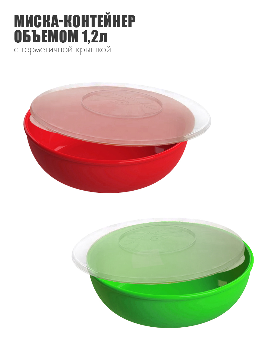 Набор мисок-контейнеров Solaris 6 шт Рождество с герметичными крышками - фото 5