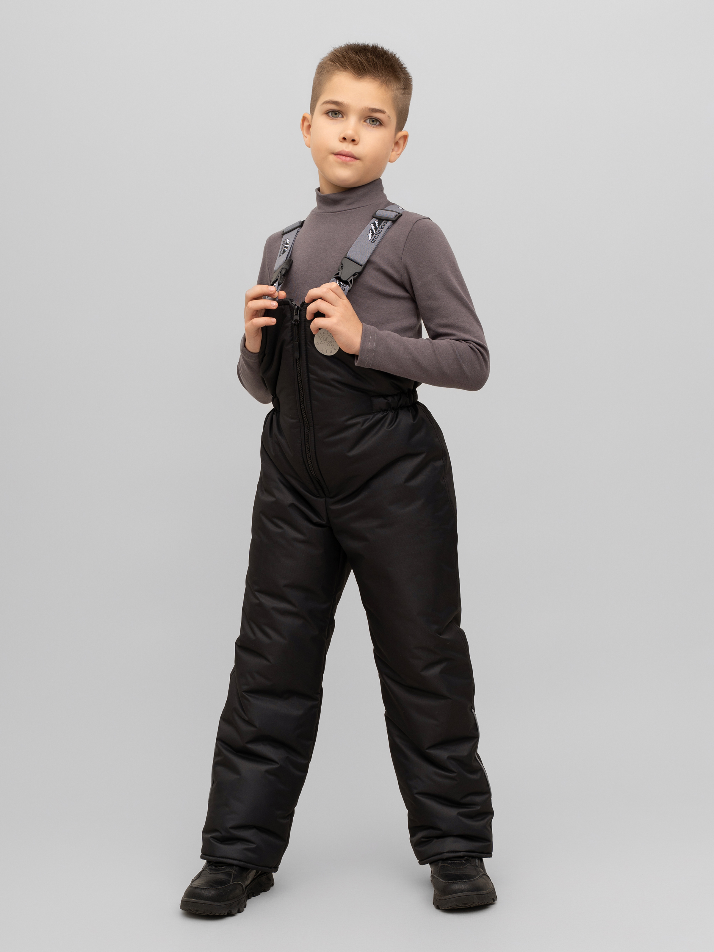 Полукомбинезон Arctic kids 60-015 черный - фото 18