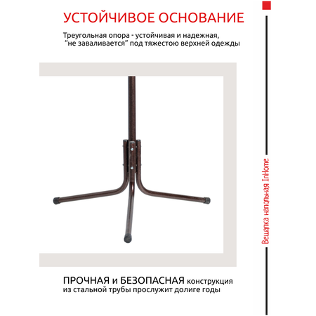 Вешалка напольная InHome Стойка металлическая