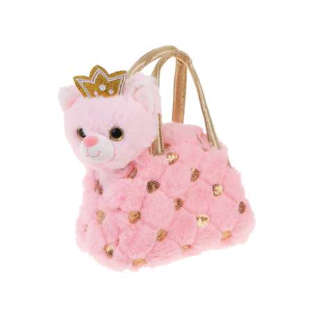 Мягкая игрушка Fluffy Family Котенок 18 см в сумочке