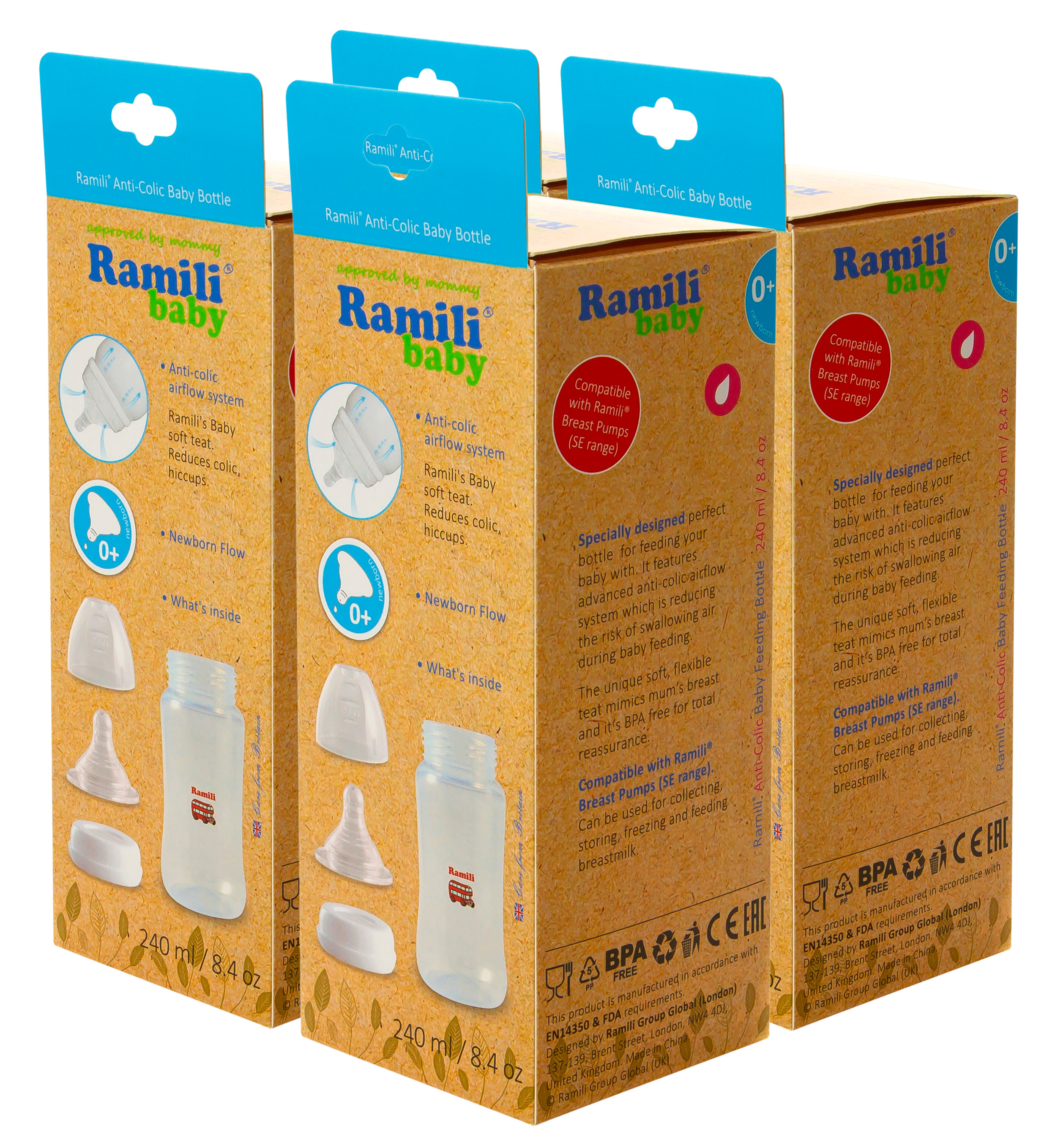 Бутылочка Ramili 240 мл - фото 2