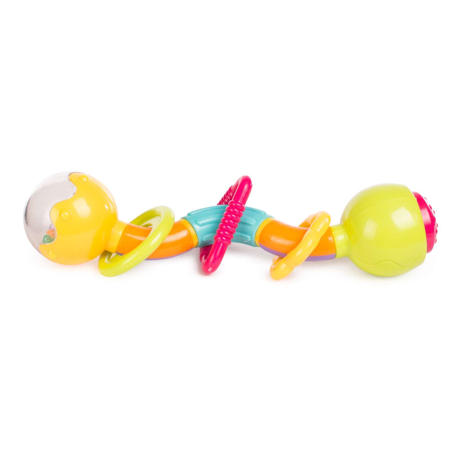 Игрушка BabyGo погремушка Зиг-Заг в ассортименте - фото 1