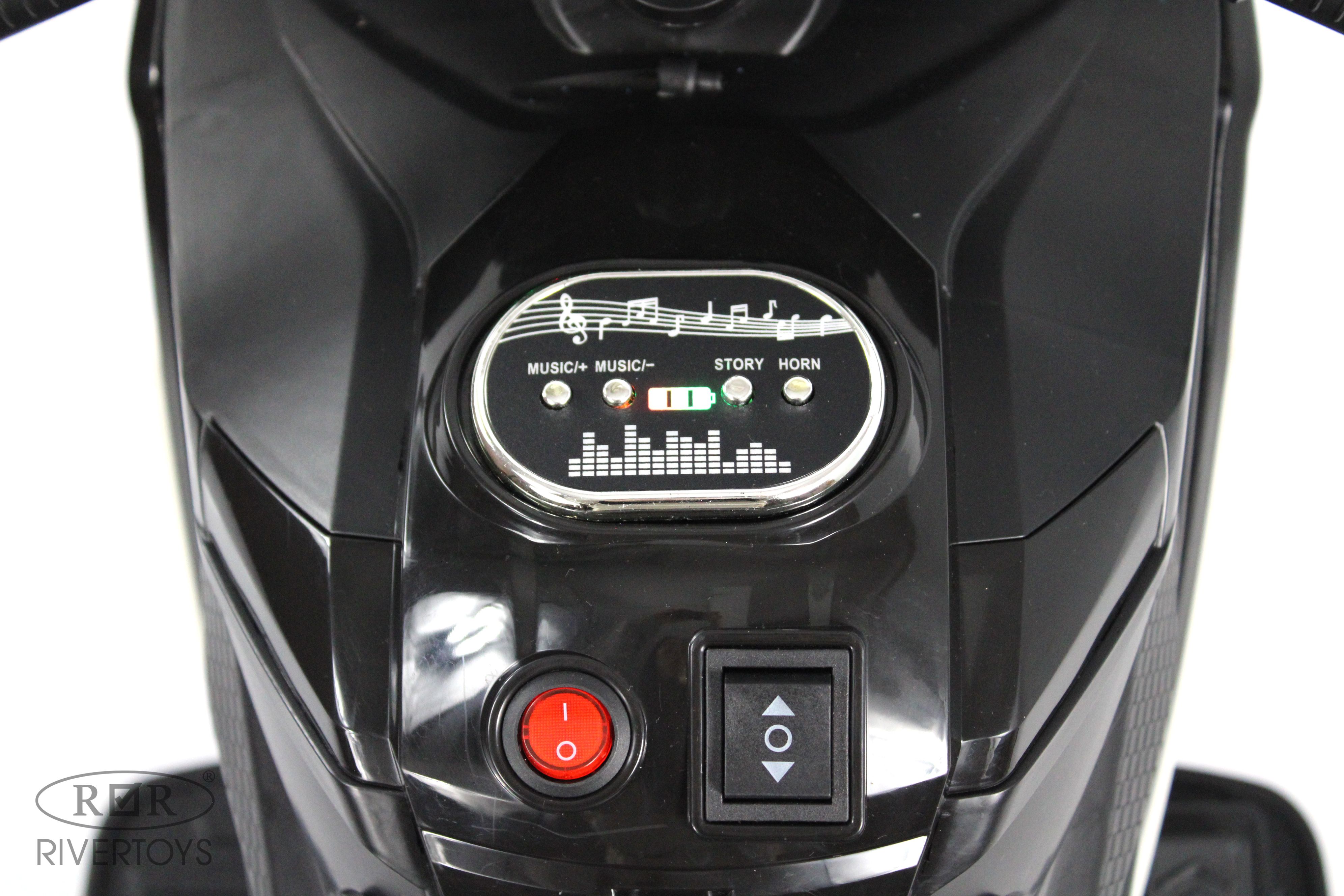 Электромобиль RIVERTOYS K002PX-A-BLACK - фото 7