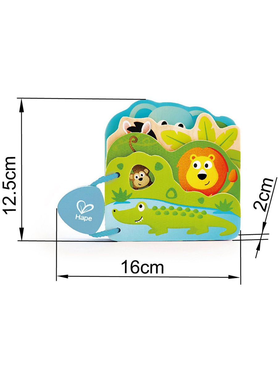 Игрушка Hape книжка Дикие животные - фото 4