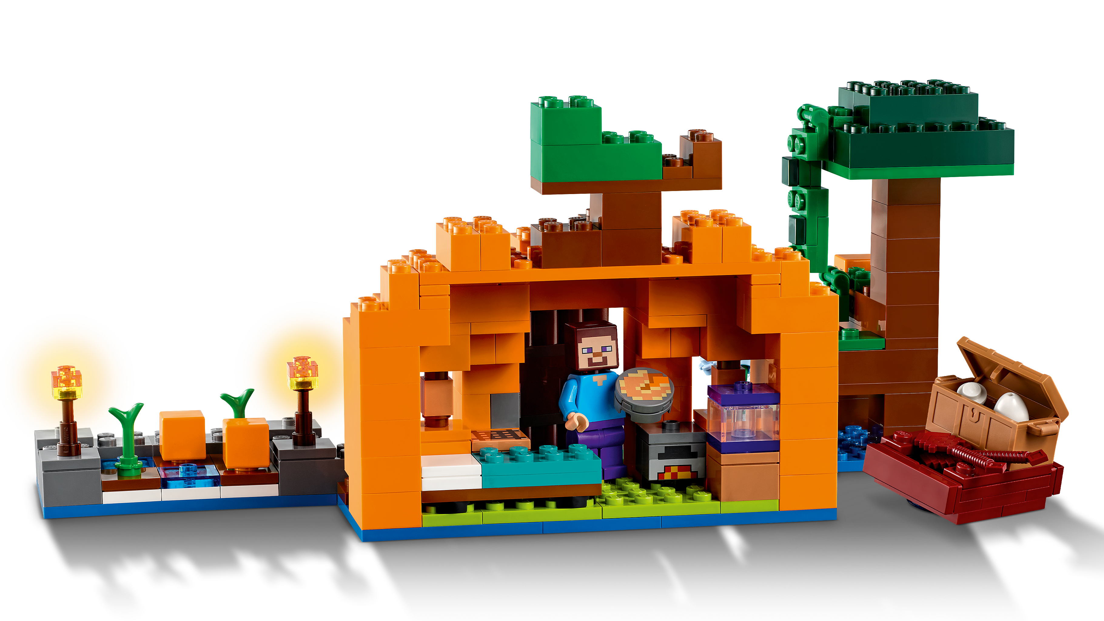 Конструктор LEGO Minecraft The Pumpkin Farm 257 дет. - фото 3