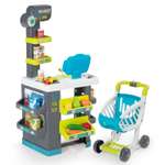 Игровой набор Smoby тележки и корзинки, касса, продукты