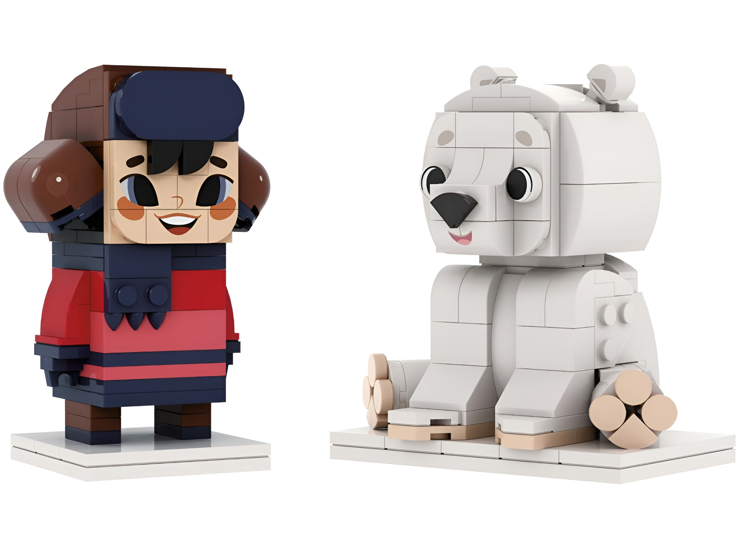 Конструктор brick labs Умка и Тайкэ 253 дет. - фото 1