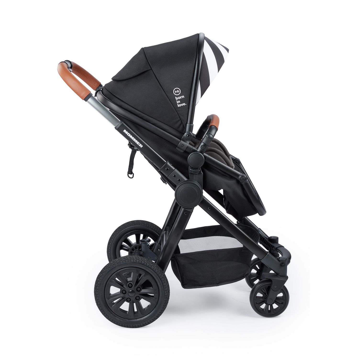 Коляска трансформер Happy Baby черный - фото 9