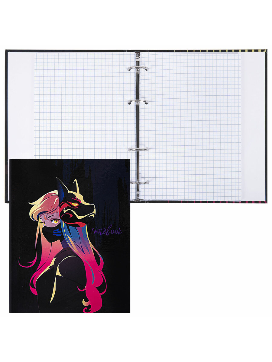 Тетрадь со сменным блоком Brauberg клетка 120 лист. - фото 8