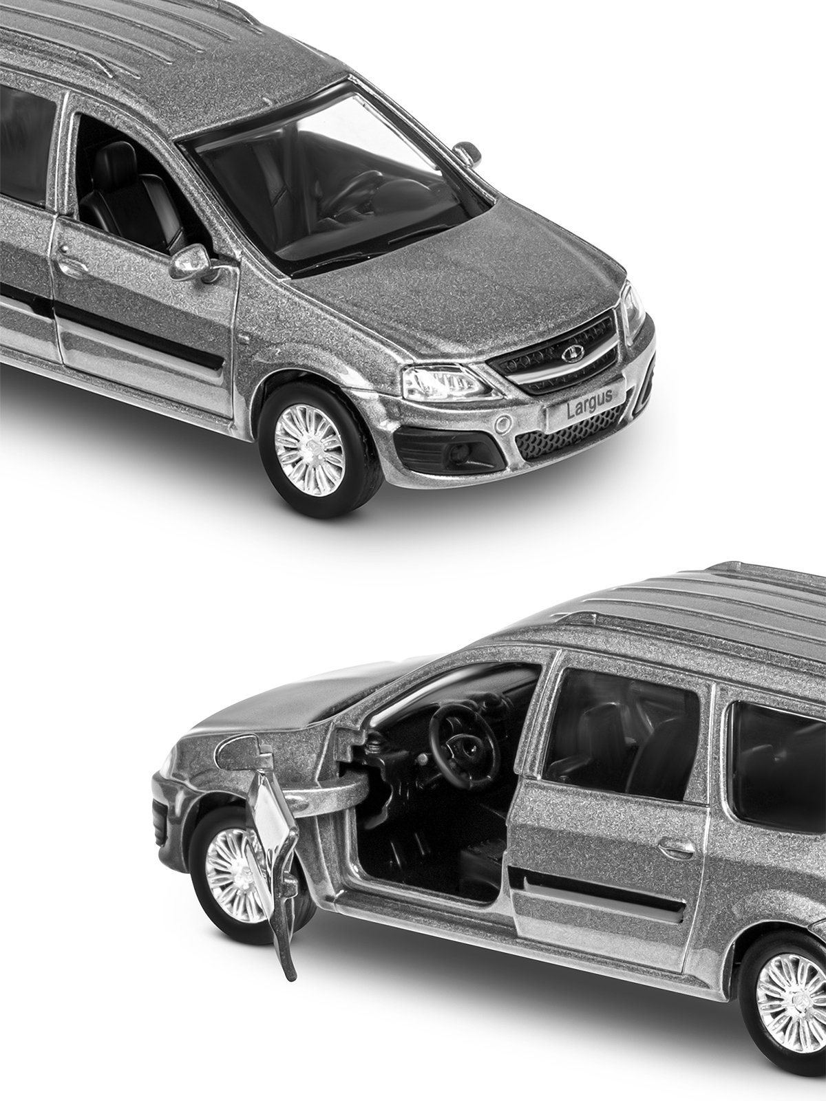 Автомобиль АВТОпанорама LADA Largus 1:43 JB1251626 - фото 11