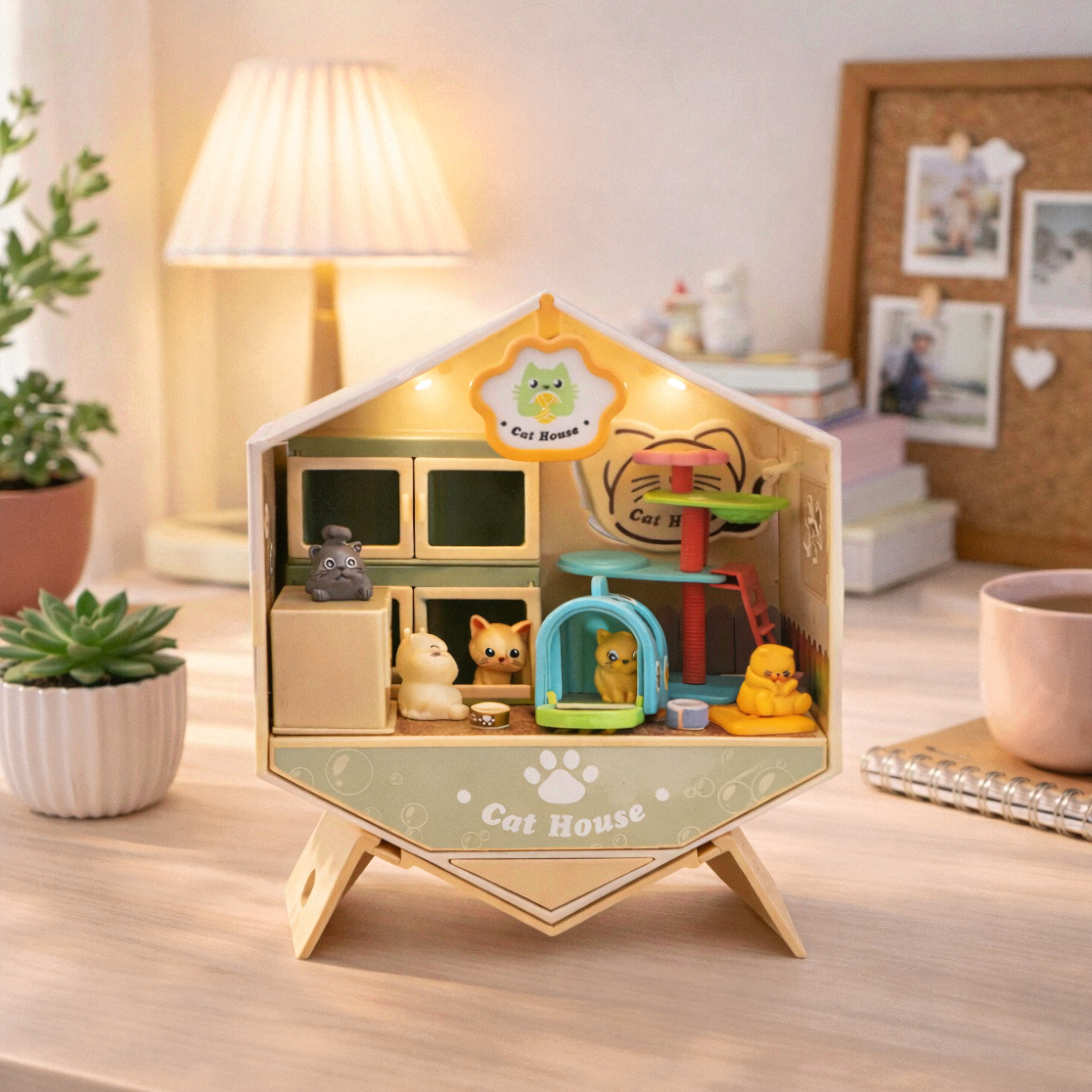 Конструктор KiddiePlay Домик с 5 котиками - фото 5