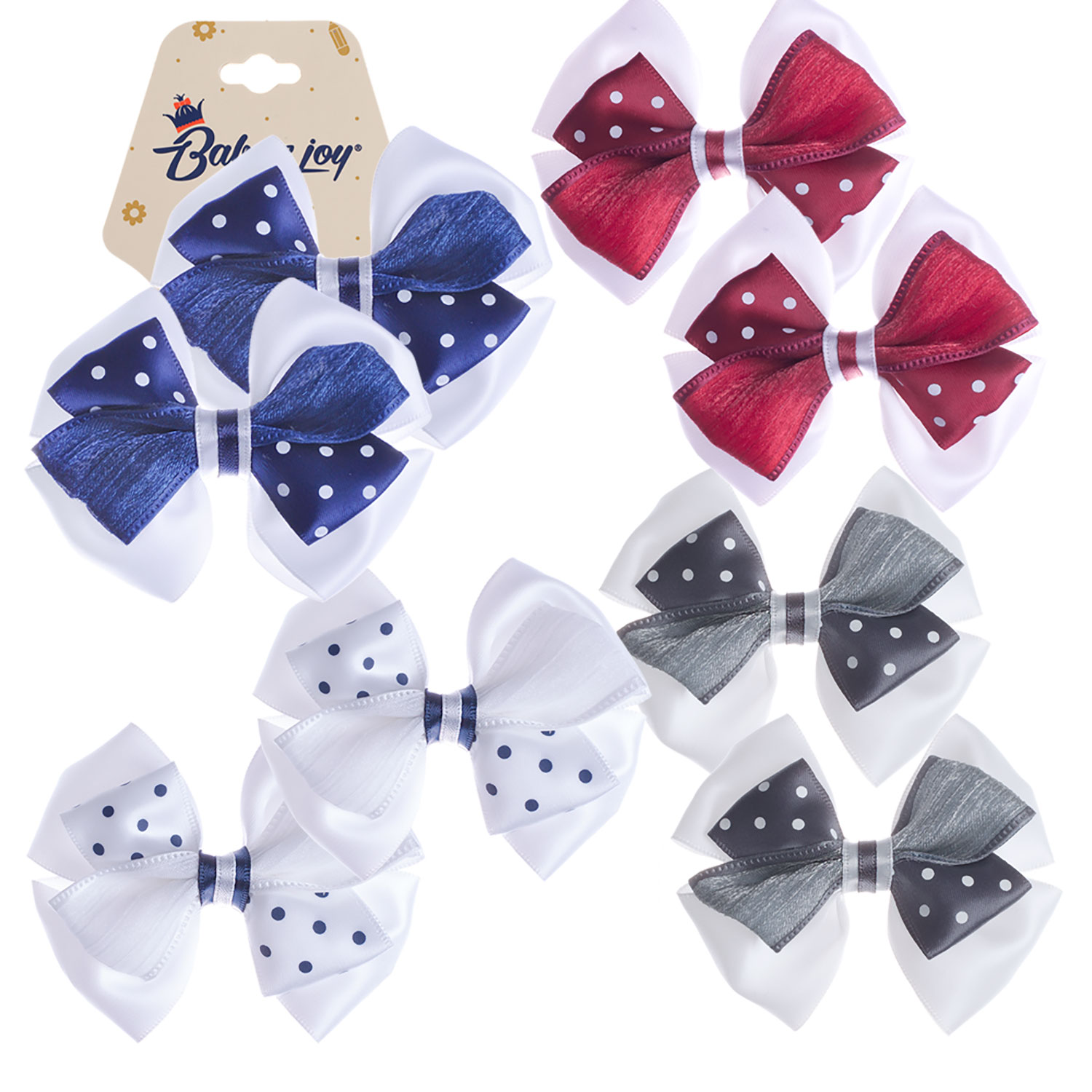Банты Babys JOY 2шт в ассортименте BS44-2 BS44-2 - фото 1
