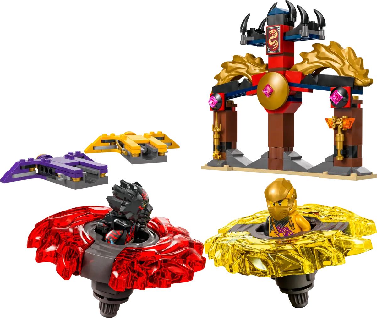 Конструктор LEGO NINJAGO Боевой набор Кружитцу Дракона 186 дет. - фото 2