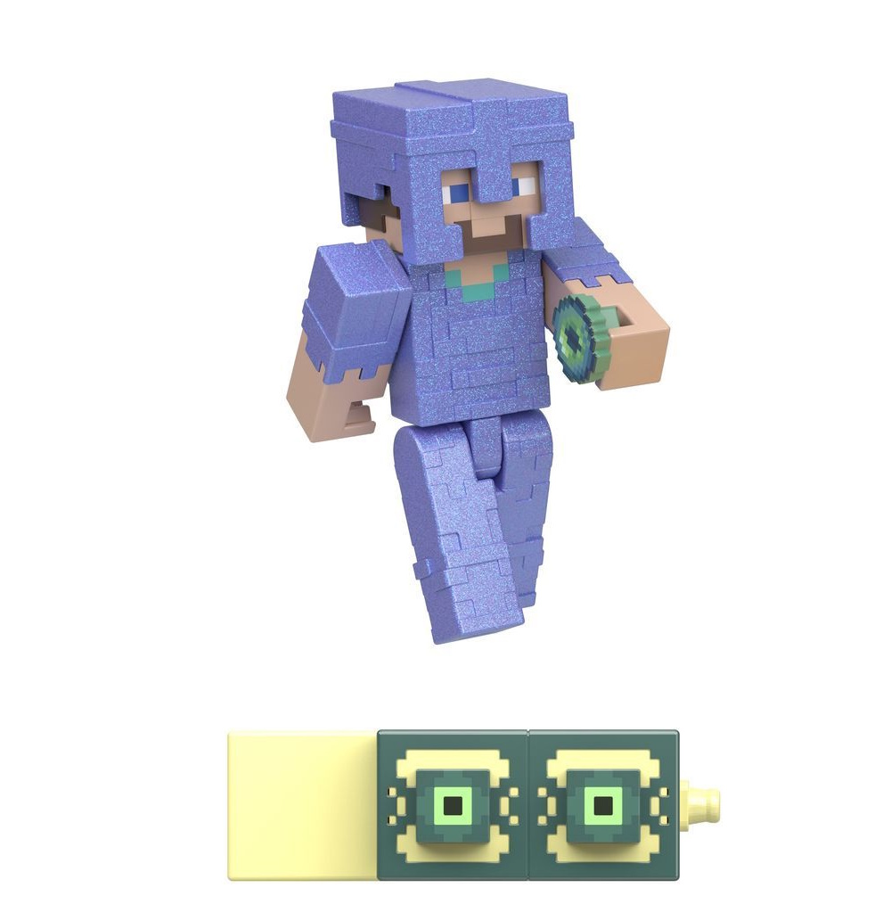 Фигурка Minecraft Стив и крепость - фото 2